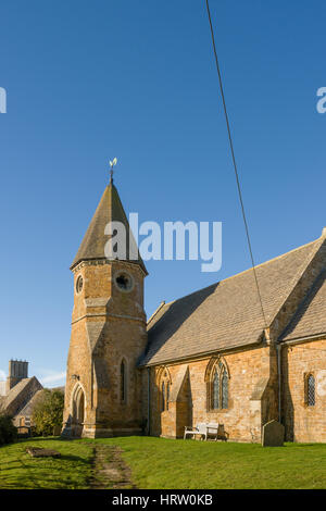 St. John`s Church, Barford St. John, Oxfordshire, England, United Kingdom Stock Photo